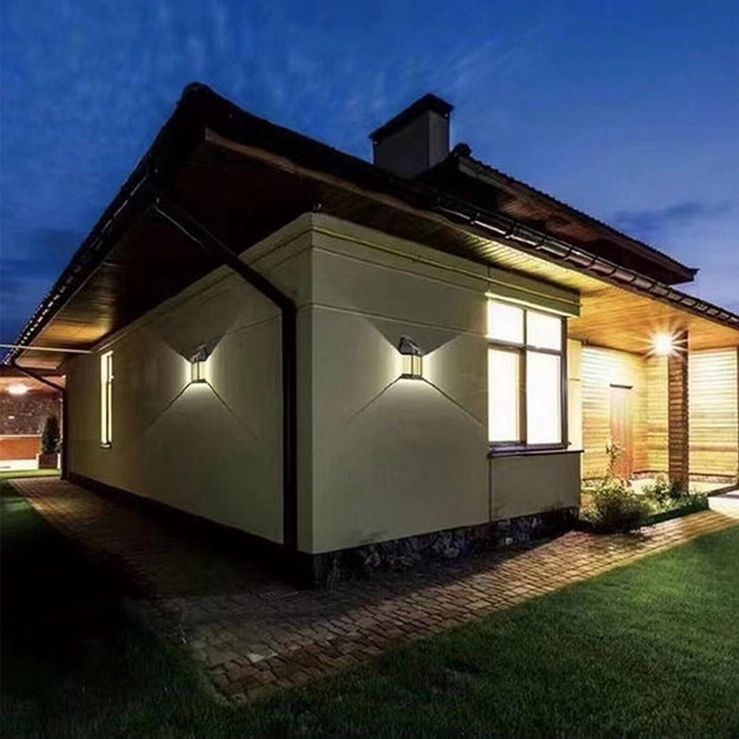SolarGuard™ Outdoor Wall Light – Solar-Powered Motion Sensor Security