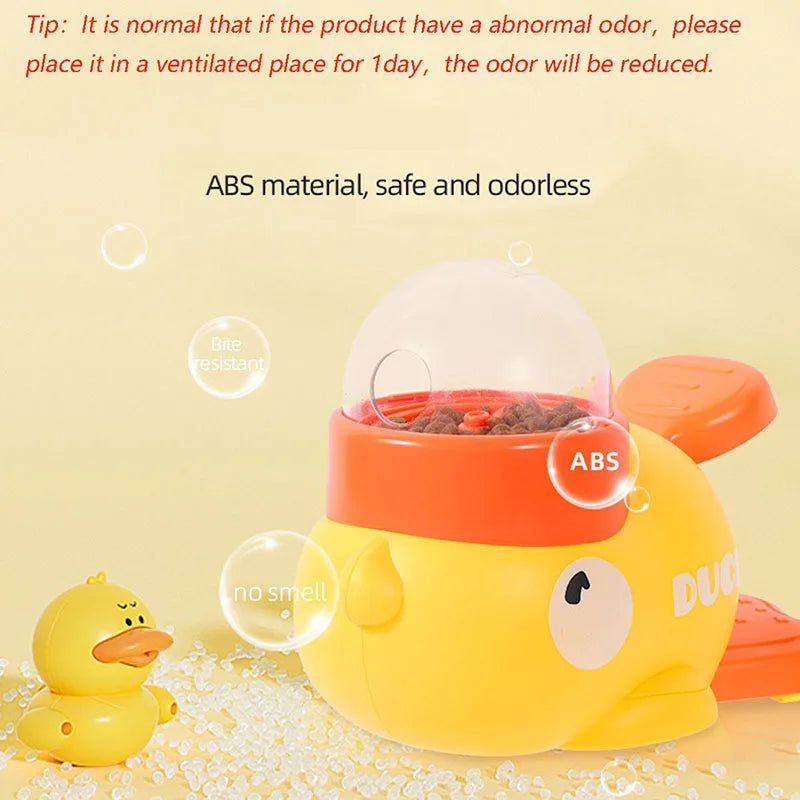 Interactive Duck Pet Food Dispenser – Fun Feeding Toy for Dogs & Cats