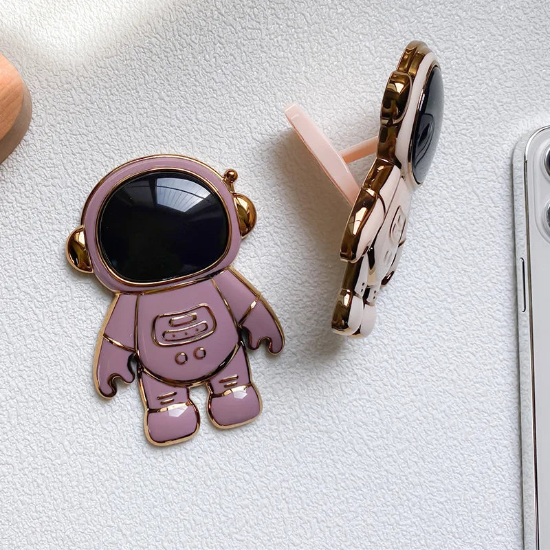 Cute 3D Spaceman Astronaut Phone Stand – Universal Fit