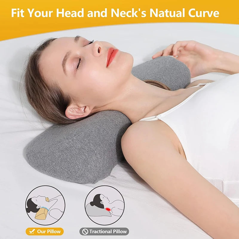 Ergonomic Cervical Pillow for Side Sleepers