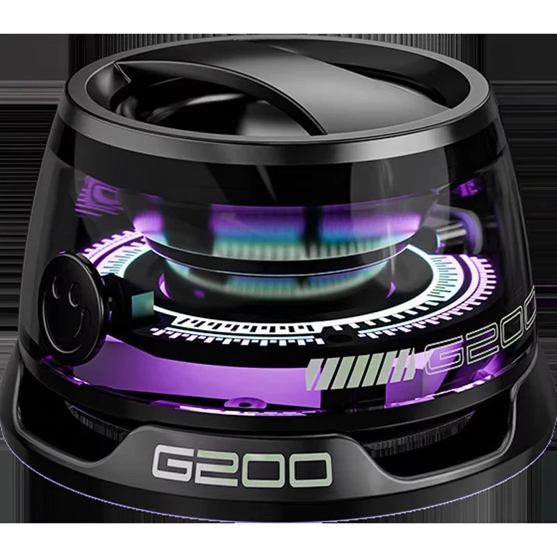 Magnetic Mini Bluetooth Speaker with RGB Light & Phone Stand