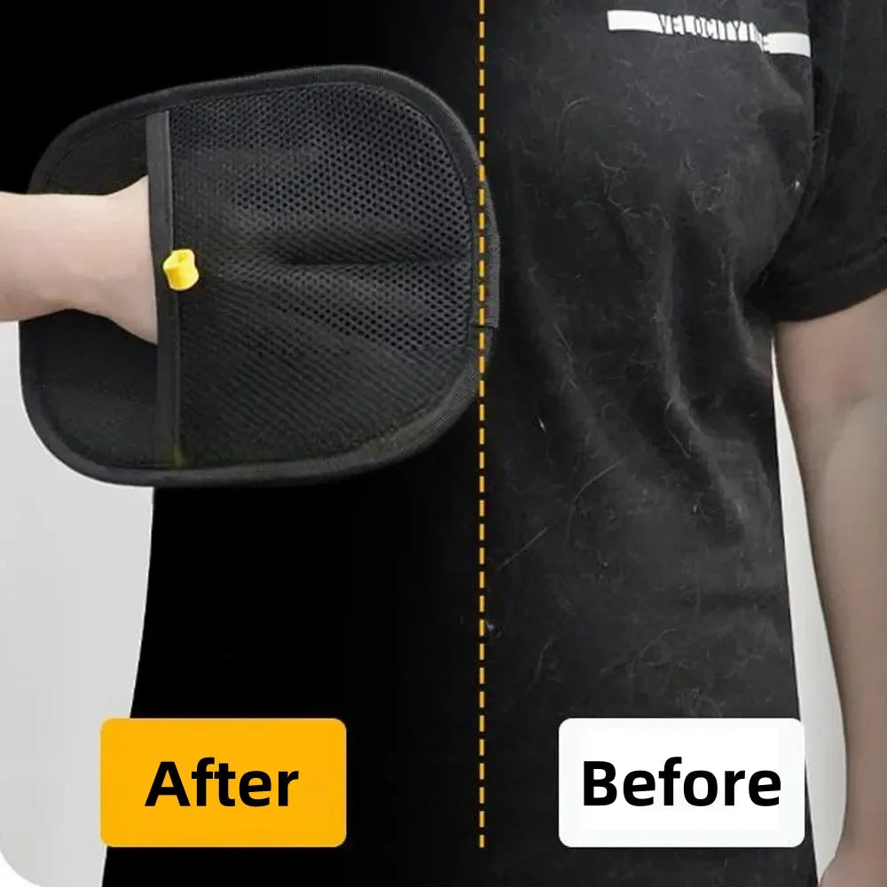 Pet Grooming Gloves – Static Hair Remover for Dogs & Cats
