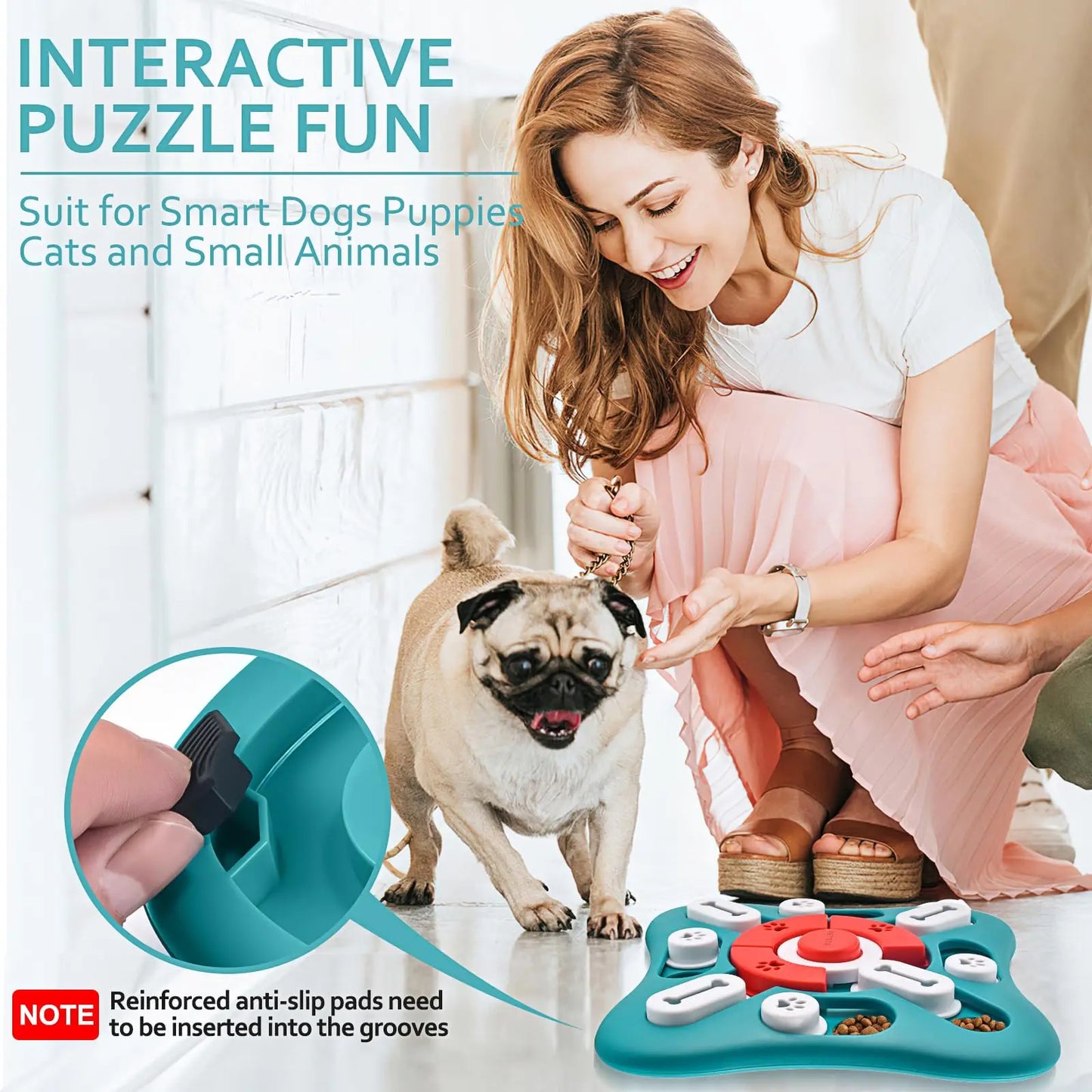 Dog Puzzle Toy for Treat Dispensing & IQ Training