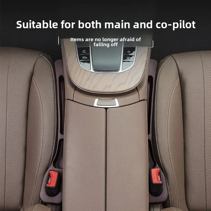 Waterproof Car Seat Gap Filler with 2 Grooves