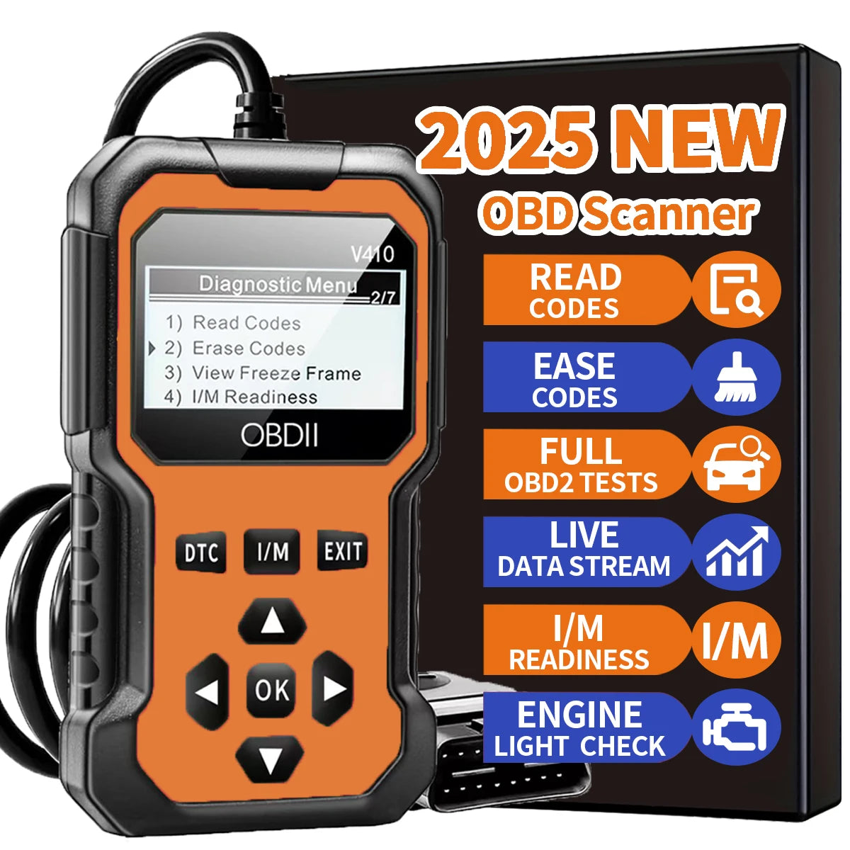 Universal OBD2 Car Scanner Tool for Engine Diagnostics