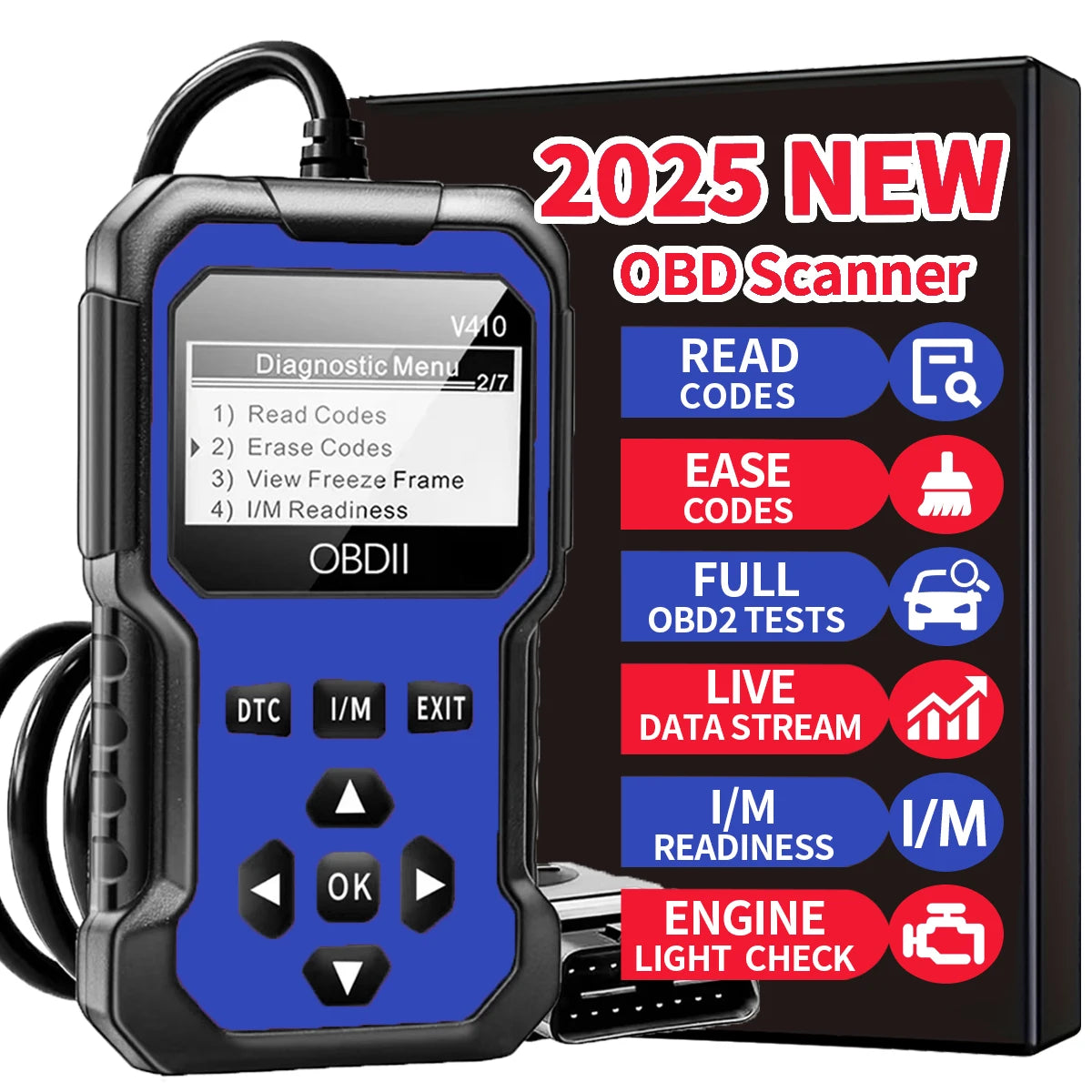 Universal OBD2 Car Scanner Tool for Engine Diagnostics