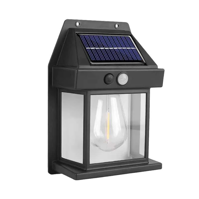 SolarGuard™ Outdoor Wall Light – Solar-Powered Motion Sensor Security