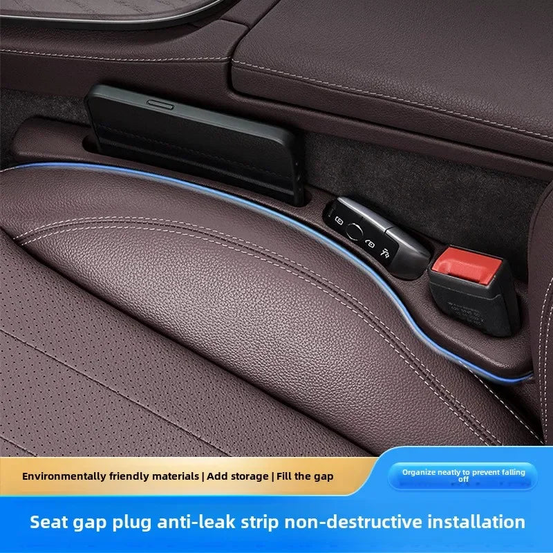 Waterproof Car Seat Gap Filler with 2 Grooves