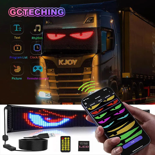 DIY Bluetooth LED Matrix Panel for Cars & Trucks