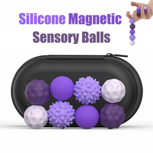 Silicone Magnetic Fidget Balls for Stress & Anxiety Relief