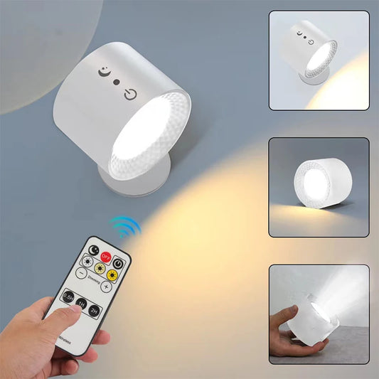 Dual Head LED Wall Lamp – Touch & Wireless