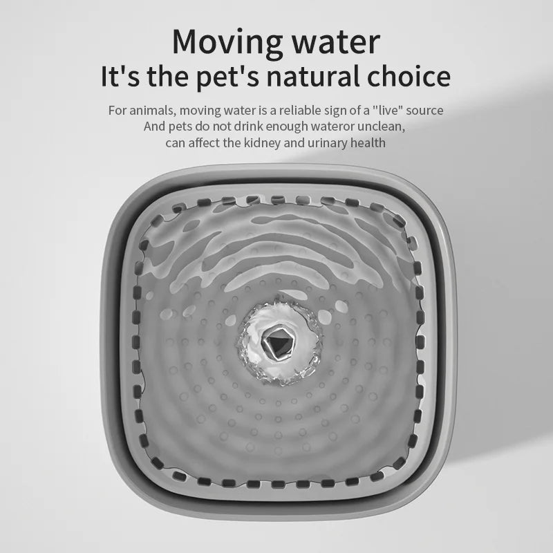 3L Automatic Cat Water Fountain with Smart Dry-Run Protection