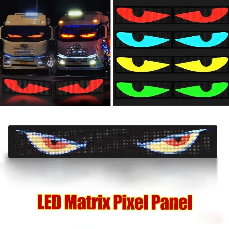 DIY Bluetooth LED Matrix Panel for Cars & Trucks