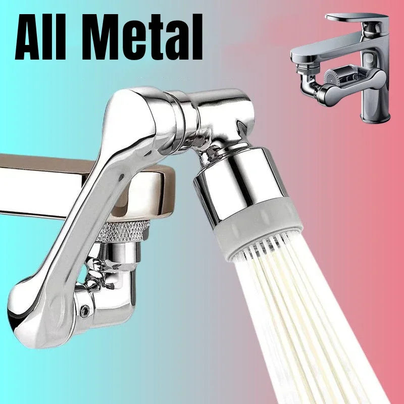 1080° Universal Rotation Faucet Sprayer Head – Dual-Mode Splash Filter